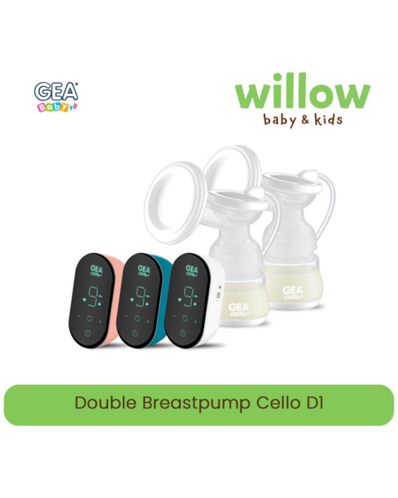 Gea Baby Double Breastpump Cello D1 Pompa Asi