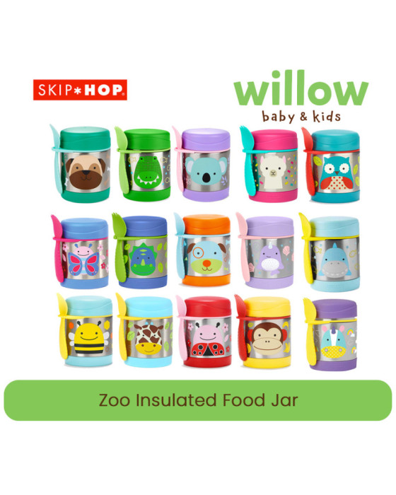 SKIP HOP ZOO INSULATED FOOD JAR NEW