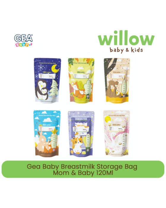 Gea Baby Breastmilk Storage Bag Mom & Baby 120Ml Kantong Asi