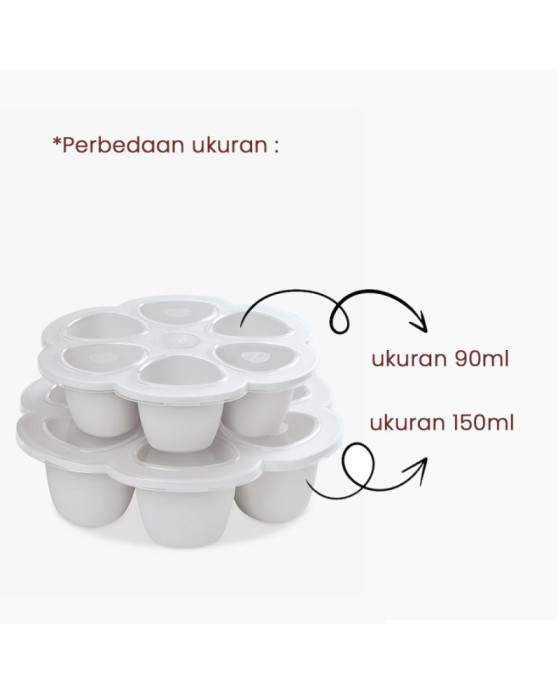 Beaba Silicone Multiportion Alat Makan Anak Bayi