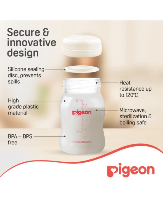 Pigeon Breast milk Storage Bottle PP WN Botol Asi