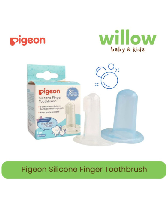 Pigeon Silicone Finger Toothbrush Sikat Gigi Bayi