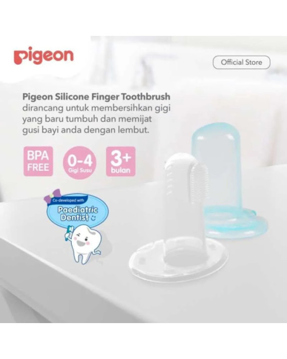 Pigeon Silicone Finger Toothbrush Sikat Gigi Bayi