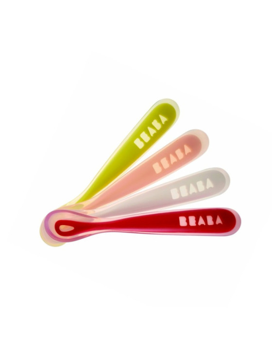 Beaba Spoon Set 4 Ergo 1St Age Alat Makan Bayi