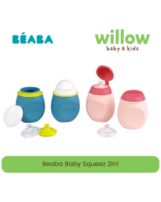 ALAT MAKAN BAYI - BEABA BABY SQUEEZ 2IN1