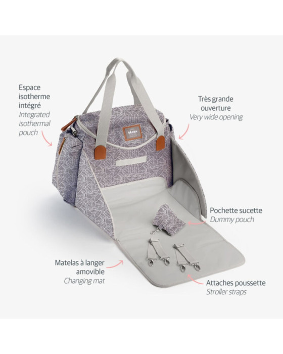 DIAPER BAG - BEABA SYDNEY CHANGING BAG