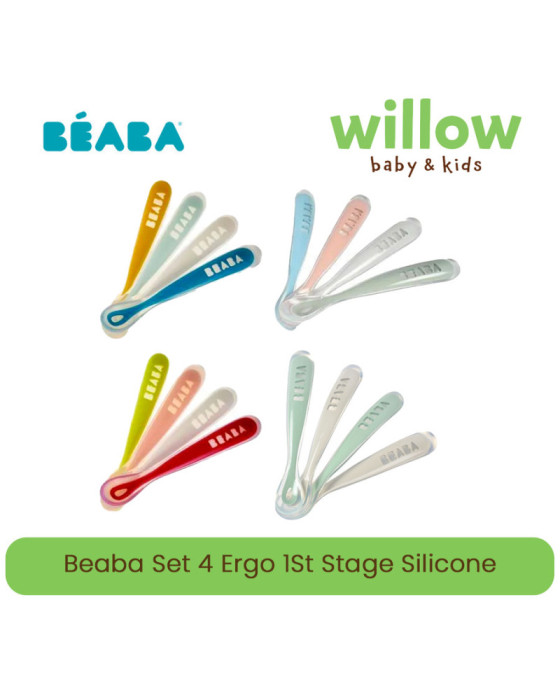 Beaba Spoon Set 4 Ergo 1St Age Alat Makan Bayi