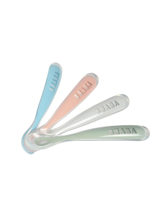 Beaba Spoon Set 4 Ergo 1St Age Alat Makan Bayi