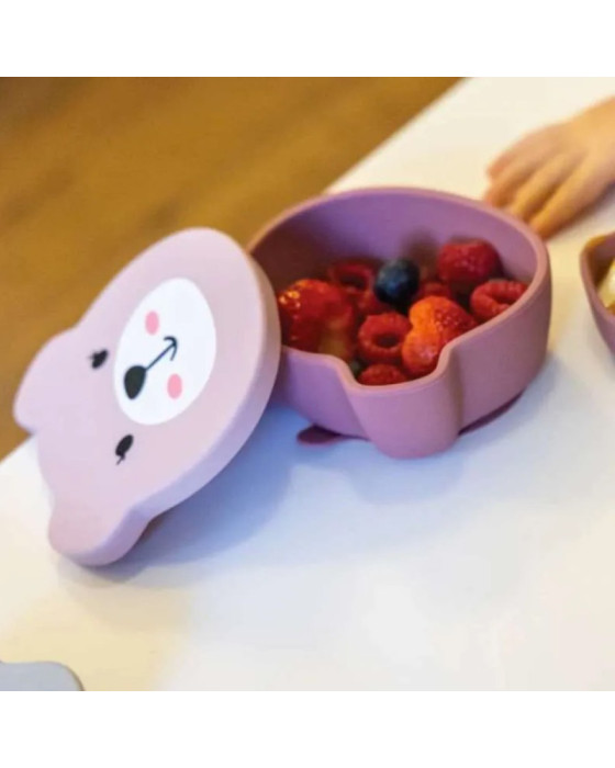 Tumtum Silicone Baby Bowl & Spoon Set Alat Makan Bayi