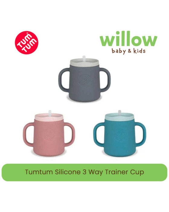 Tumtum Silicone 3 Way Trainer Cup Alat Makan Bayi