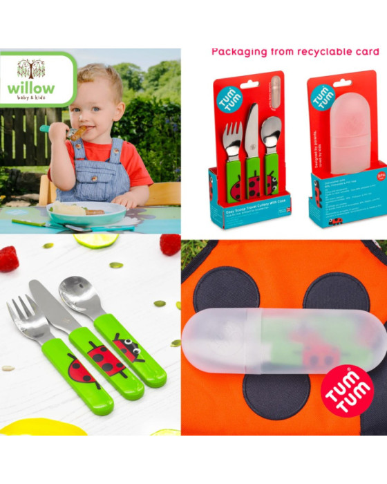 Tumtum Travel Cutlery Sendok & Garpu Makan Bayi