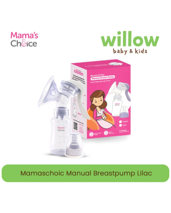 Mamaschoice Manual Breastpump Lilac Breast Pump Pompa ASI