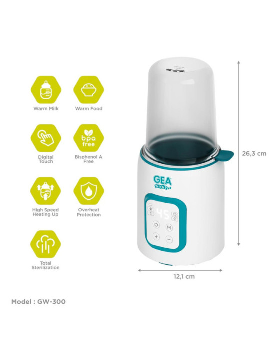 Gea Baby Smart Multifunction Bottle Sterilizer & Warmer