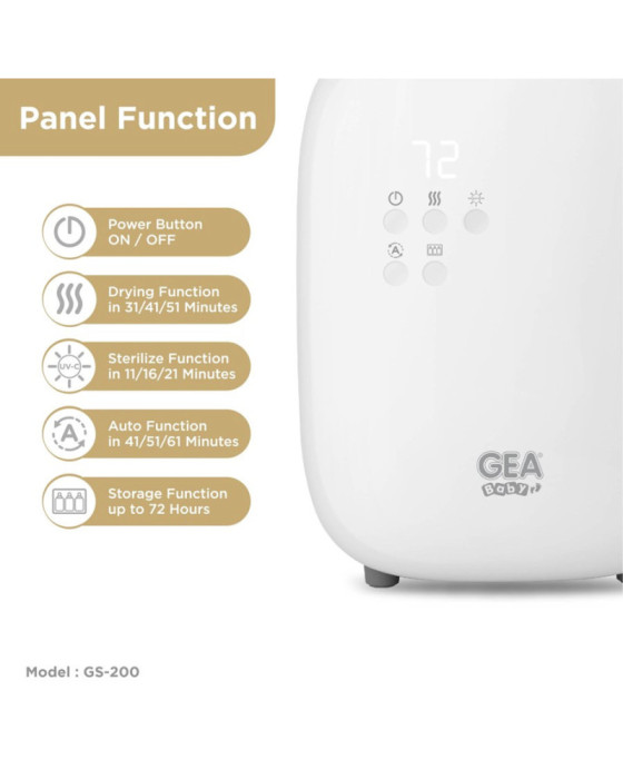 Gea Baby Smart LED UV Sterilizer & Warmer