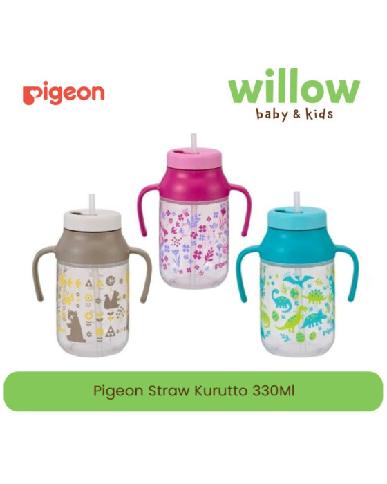 Pigeon Straw Kurutto Botol Bayi 330Ml