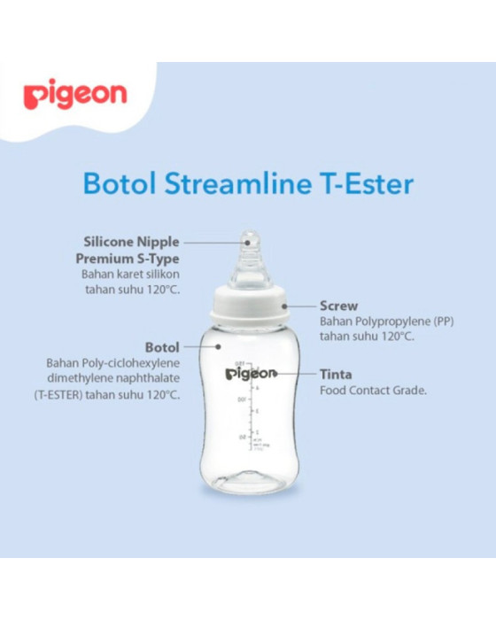 Pigeon Bottle Streamline T-Ester Botol Susu