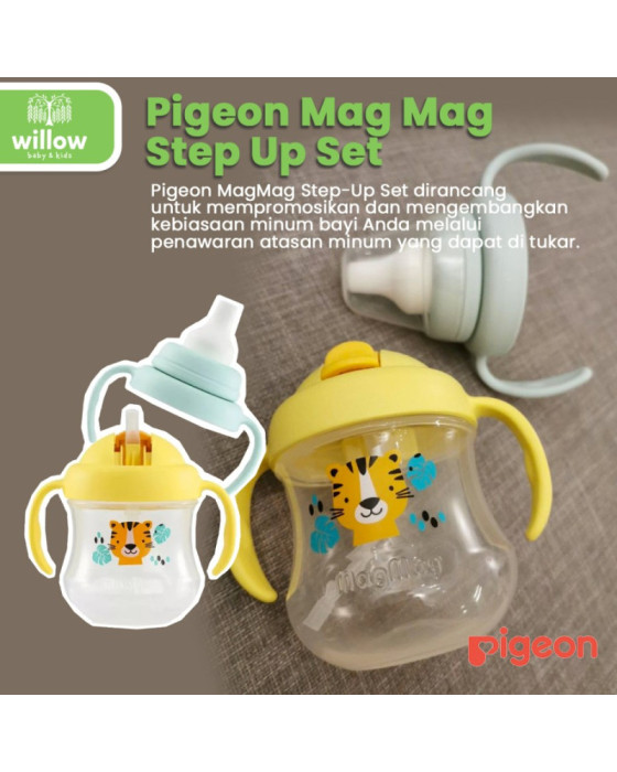 Pigeon Mag Mag Step Up Set Alat Makan Bayi