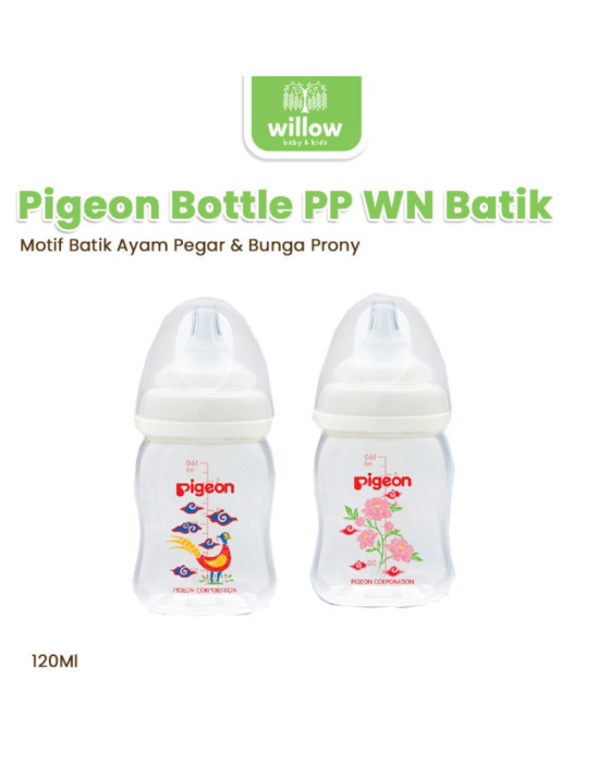 Pigeon Bottle PP Wide Neck Batik 160Ml Botol Susu