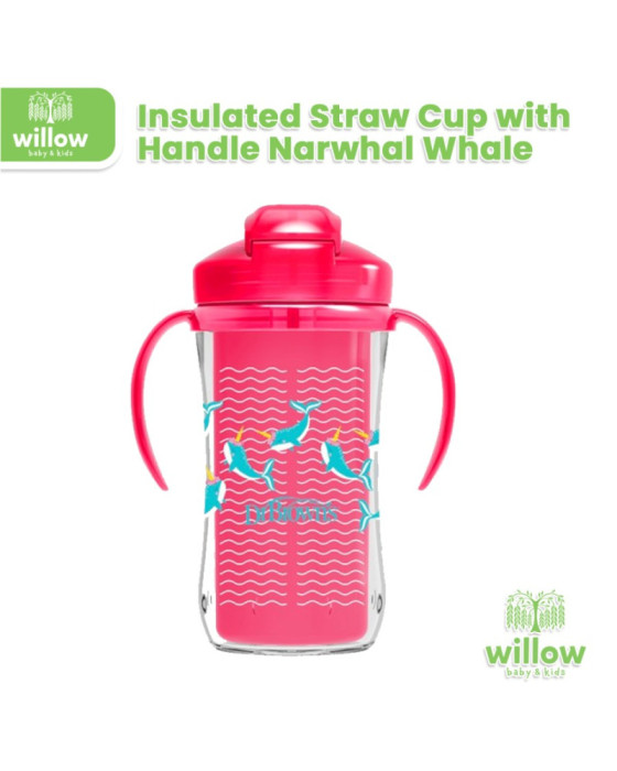 Dr. Brown’s Insulated Straw Cup with Handle Botol Minum Anak