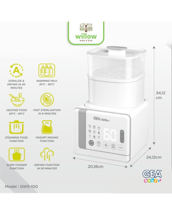 Gea Baby Multifunction Warmer Sterilizer Dryer Perlengkapan Warmer