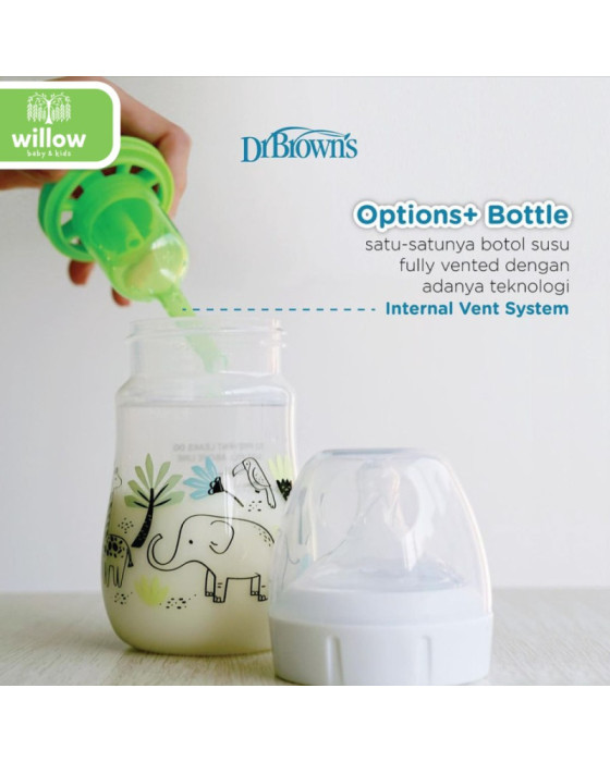 Dr. Brown Intlx Bottle Wide Neck Anti Colic Options 360