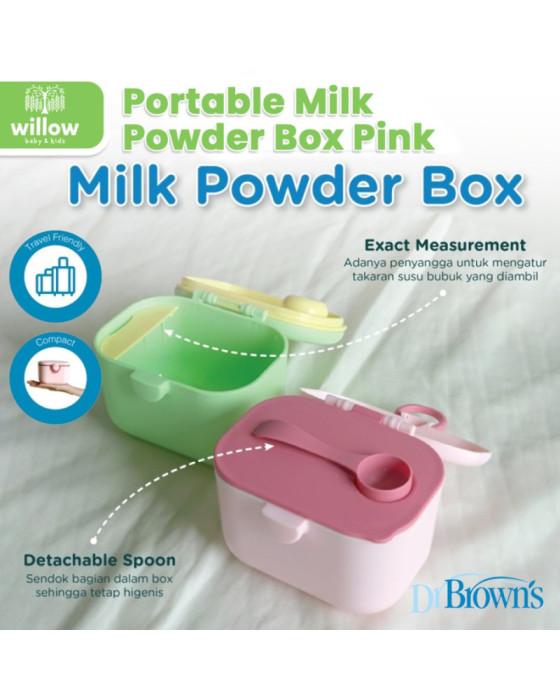 Dr. Brown Portable Milk Powder Box Perlengkapan Makan Bayi