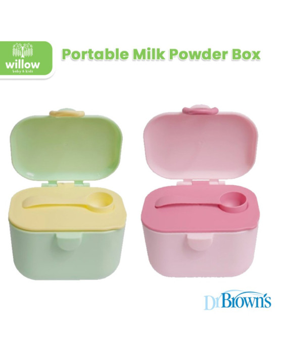 Dr. Brown Portable Milk Powder Box Perlengkapan Makan Bayi