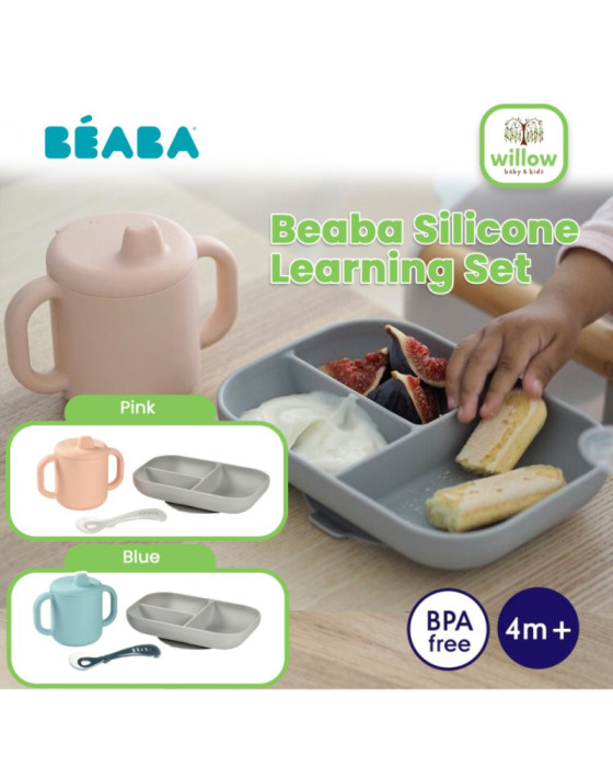 Beaba Silicone Learning Set Alat Makan Bayi