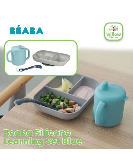 Beaba Silicone Learning Set Alat Makan Bayi