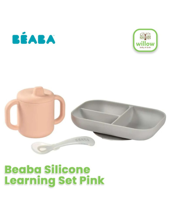 Beaba Silicone Learning Set Alat Makan Bayi