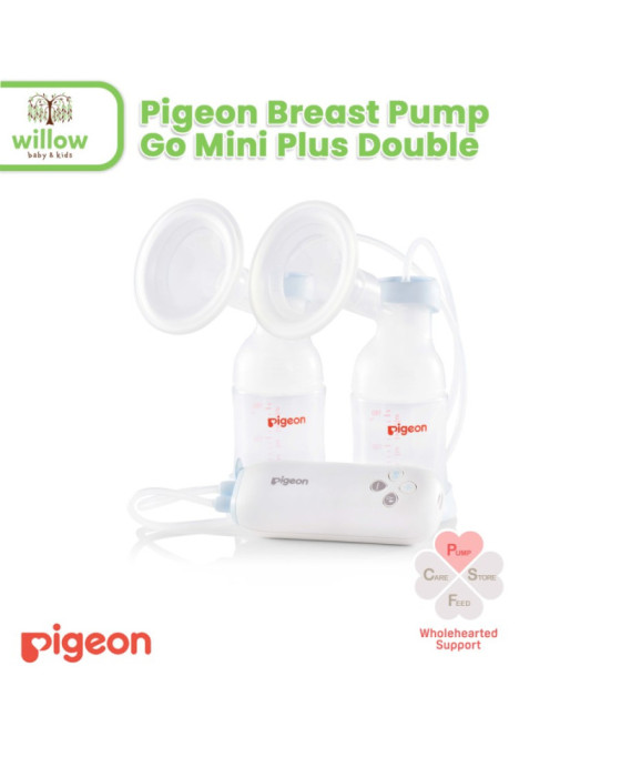 Pigeon Breast Pump Go Mini Plus Double Pompa Susu Asi