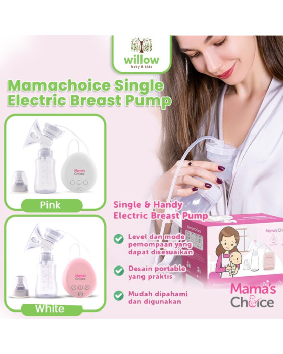 Mamachoice Single Electric Breast Pump Peralatan Perlengkapan Menyusui