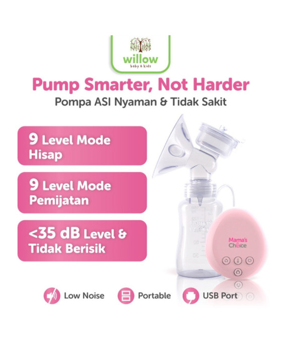 Mamachoice Single Electric Breast Pump Peralatan Perlengkapan Menyusui