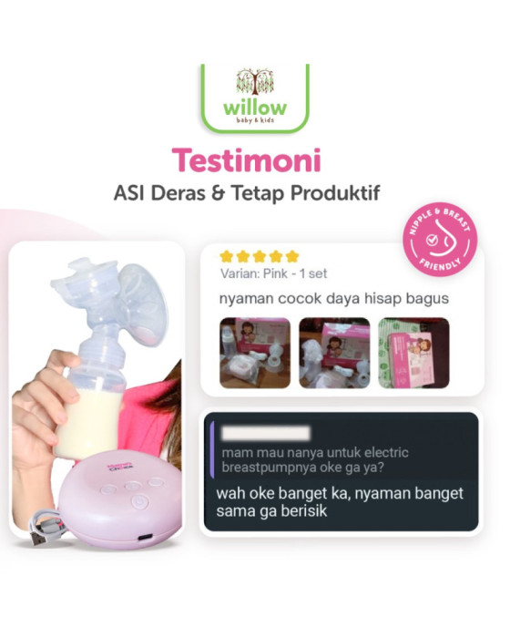 Mamachoice Single Electric Breast Pump Peralatan Perlengkapan Menyusui