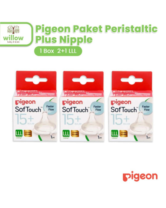 Pigeon Paket Peristaltic Plus Nipple Dot Bayi