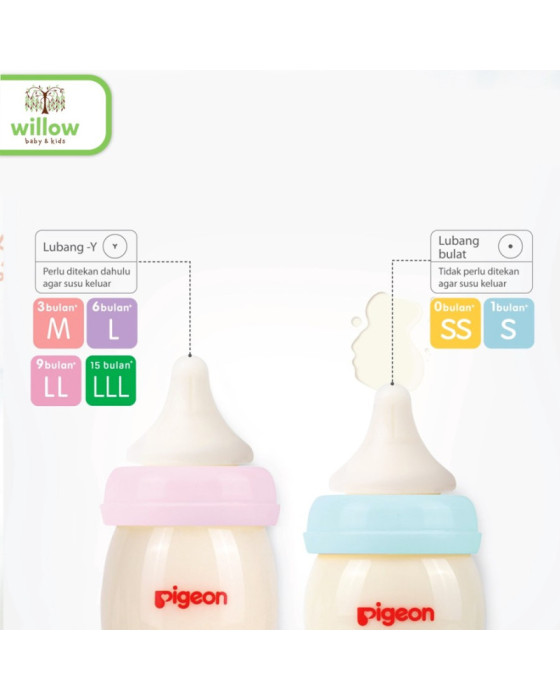 Pigeon Paket Peristaltic Plus Nipple Dot Bayi