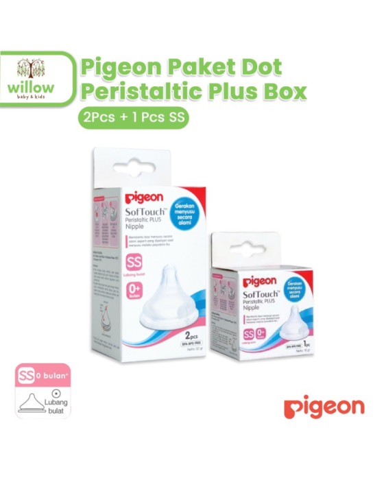 Pigeon Paket Dot Peristaltic Dot Bayi Plus Box