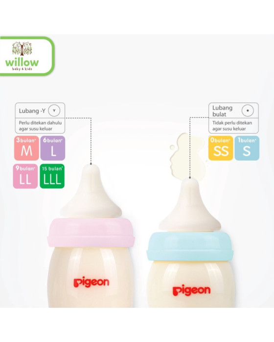 Pigeon Paket Dot Peristaltic Dot Bayi Plus Box