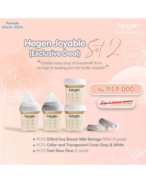 Paket Botol Susu Hegen Joyable Bundle