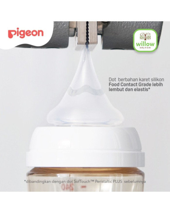 Pigeon Softouch Plus Nipple 3Pcs Blister Dot Botol Susu Bayi