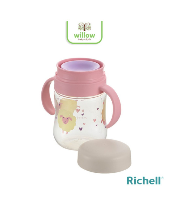 Richell Mugood! Full Rotated Drinkable Cup Tempat Minum Anak