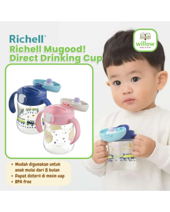 Richell Mugood! Direct Drinking Cup Tempat Minum Anak