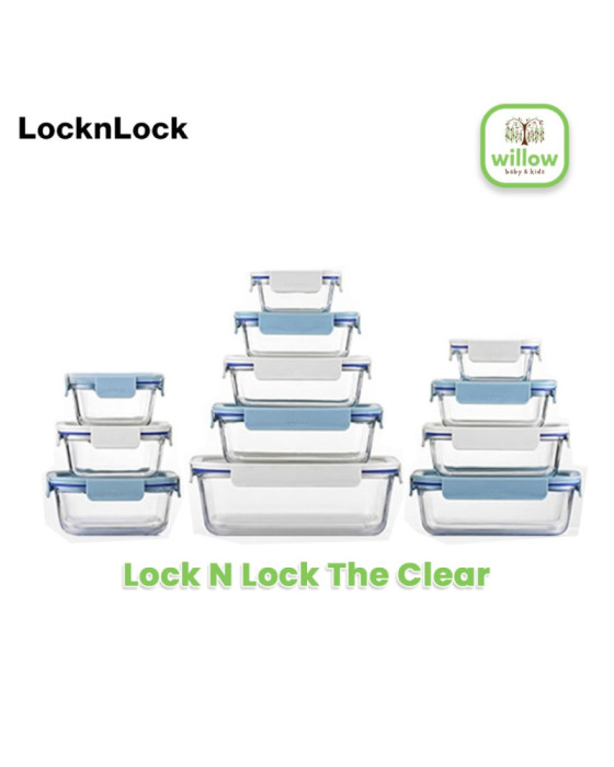 Lock N Lock The Clear Square Tempat Penyimpanan Makanan