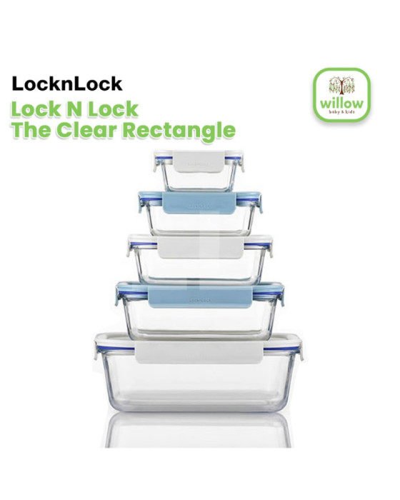 Lock N Lock The Clear Rectangle Tempat Penyimpanan Makanan