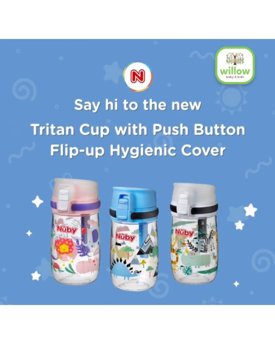 Nuby Tritan Cup Flip Cover Botol Minum