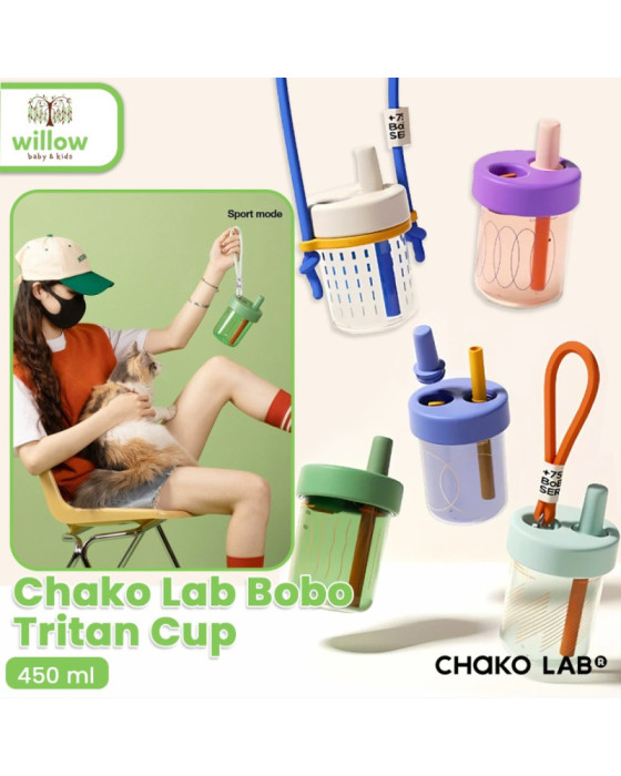 Chako Lab Bobo Tritan Cup Botol Minum 450Ml