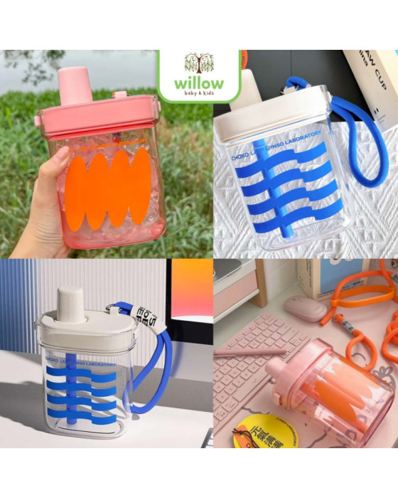 Chako Lab Bobo Tritan Square Cup Botol Minum 780Ml