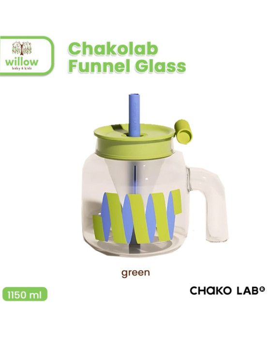 Chako Lab Funnel Glass Gelas Minum Anak 1150Ml