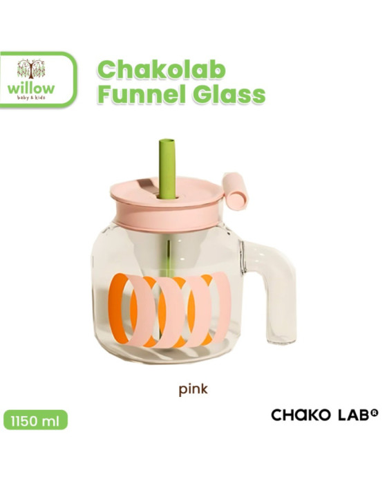 Chako Lab Funnel Glass Gelas Minum Anak 1150Ml