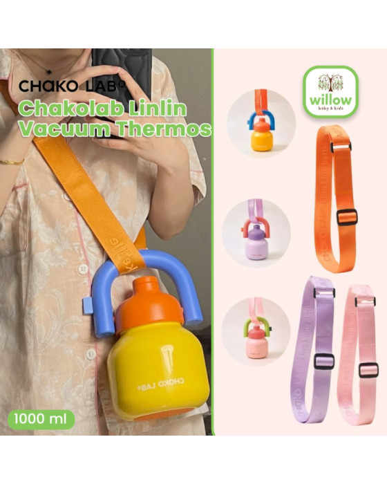 Chako Lab Linlin Vacuum Thermos Strap Perlengkapan Botol Minum 1000Ml